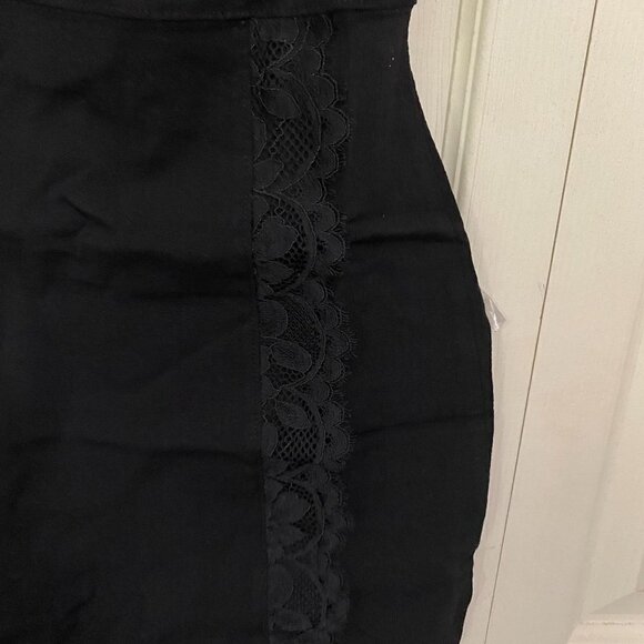 Free People NWT Black Premonitions Bodycon Dress - Picture 7 of 10